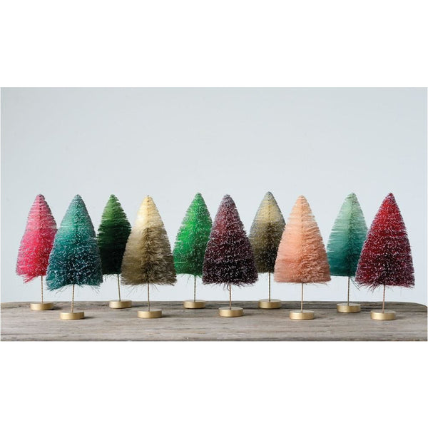 9 Sisal Bottle Brush Tree, Ombre - 5 Color Options – Shop Sweet Lulu