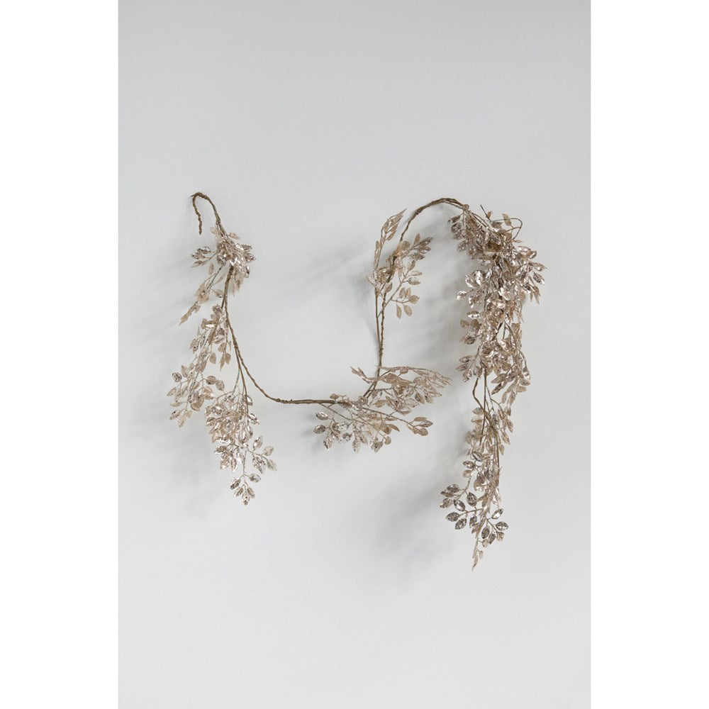 Shimmer Gold Leaf Garland